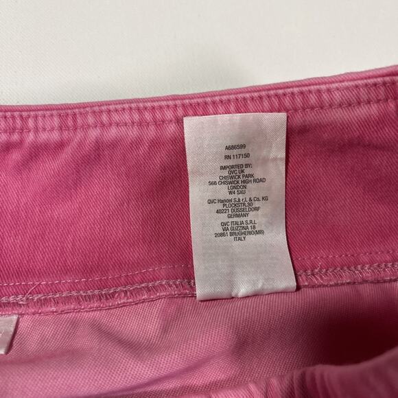 Belle Beach by Kim Gravel Tall Delray Denim Cropped Jean NEW 12T - Picture 7 of 10